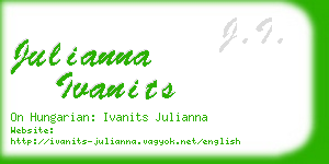 julianna ivanits business card